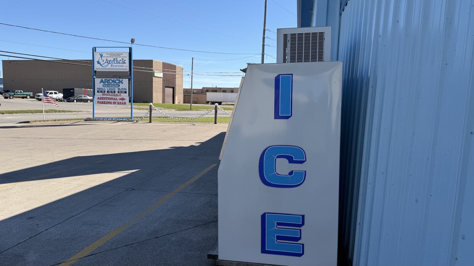 Ardick Ice House beside the seafood market